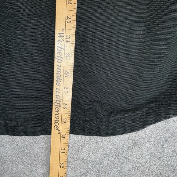 Duluth Trading Men's M Black Hanger Bender Fire Hose Fleece Lined Shirt Jacket - Picture 6 of 7